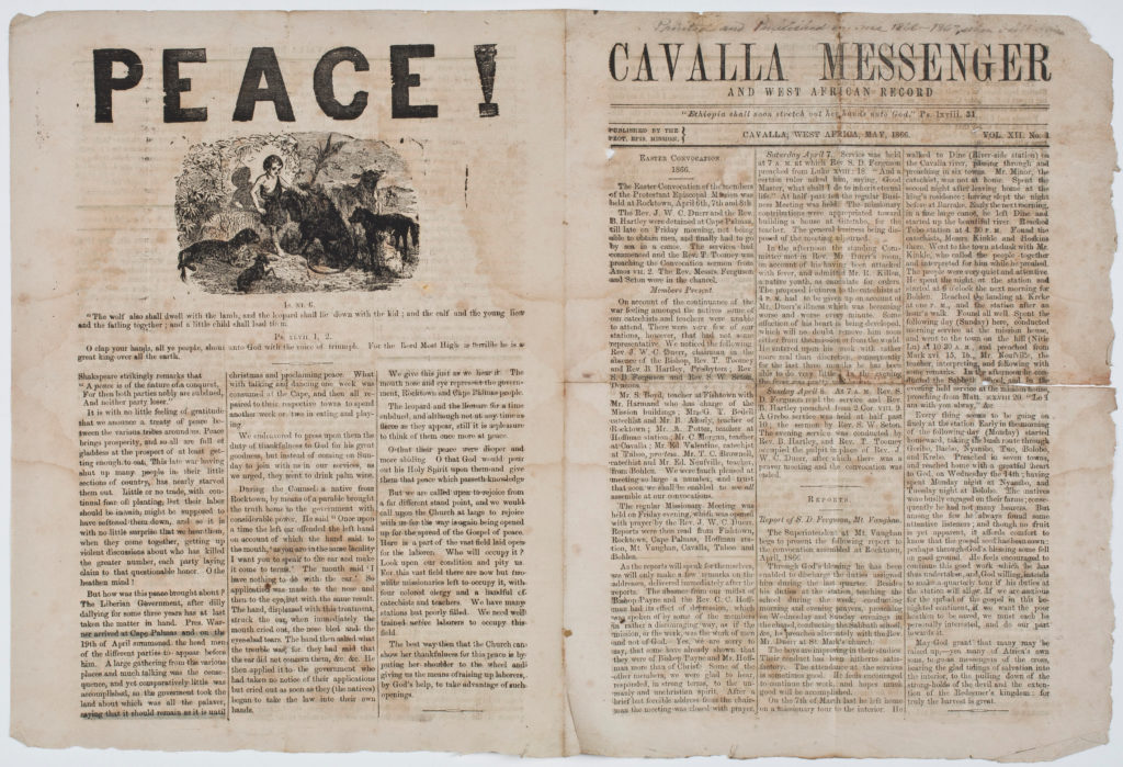 African missionary newspaper