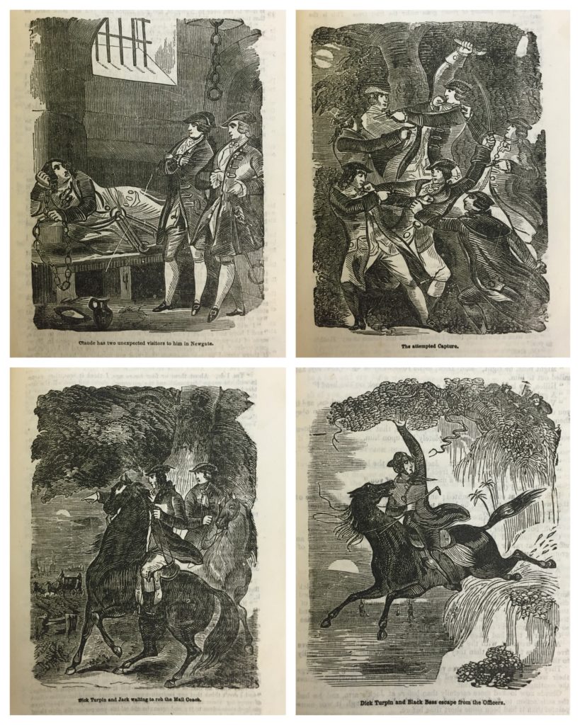 Illustrations from Claude in his dungeon; or, Maggs the traitor.