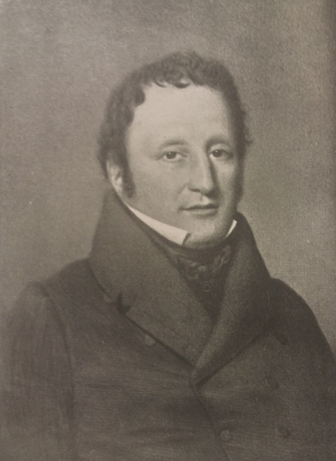 Fig. 1: Mordecai Manuel Noah, from a miniature in oil by the elder Jarvis, 1840, found in Simon Wolf, Mordecai Manuael Noah: A Biographical Sketch, 1897