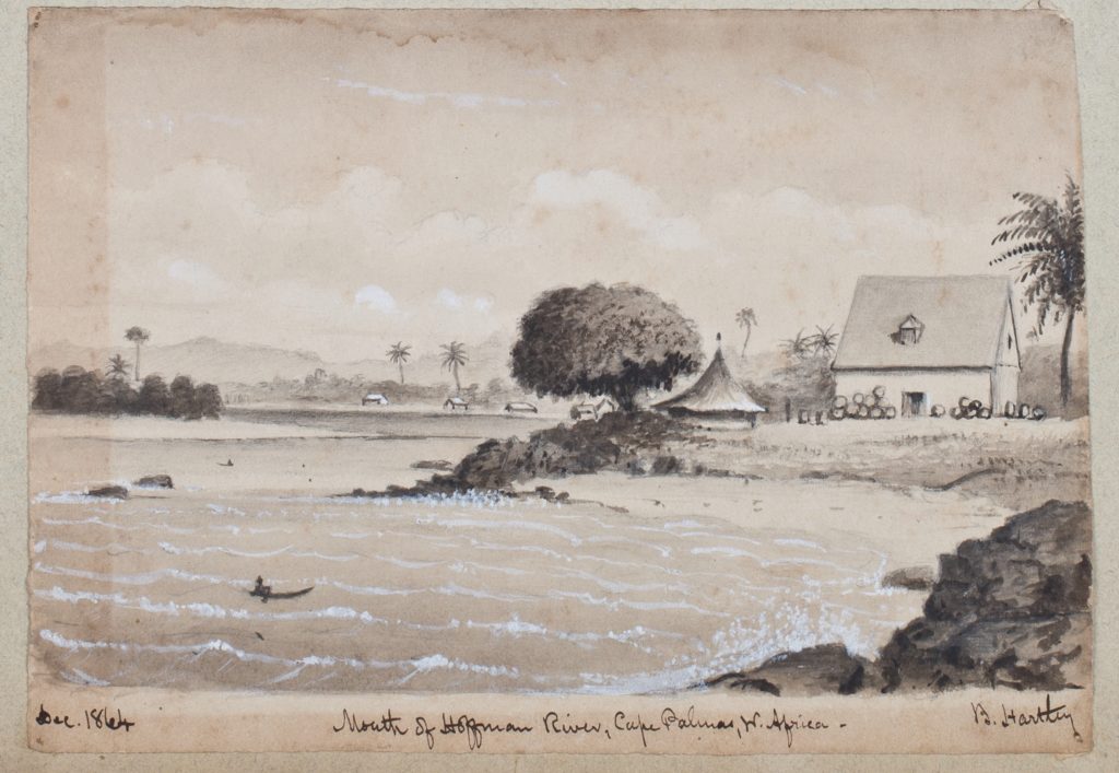 Benjamin sketch of Cape Palmas
