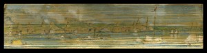 Book of Common Prayer.  New York D. Appleton & Co., 1845.  Fore-edge, with painting.