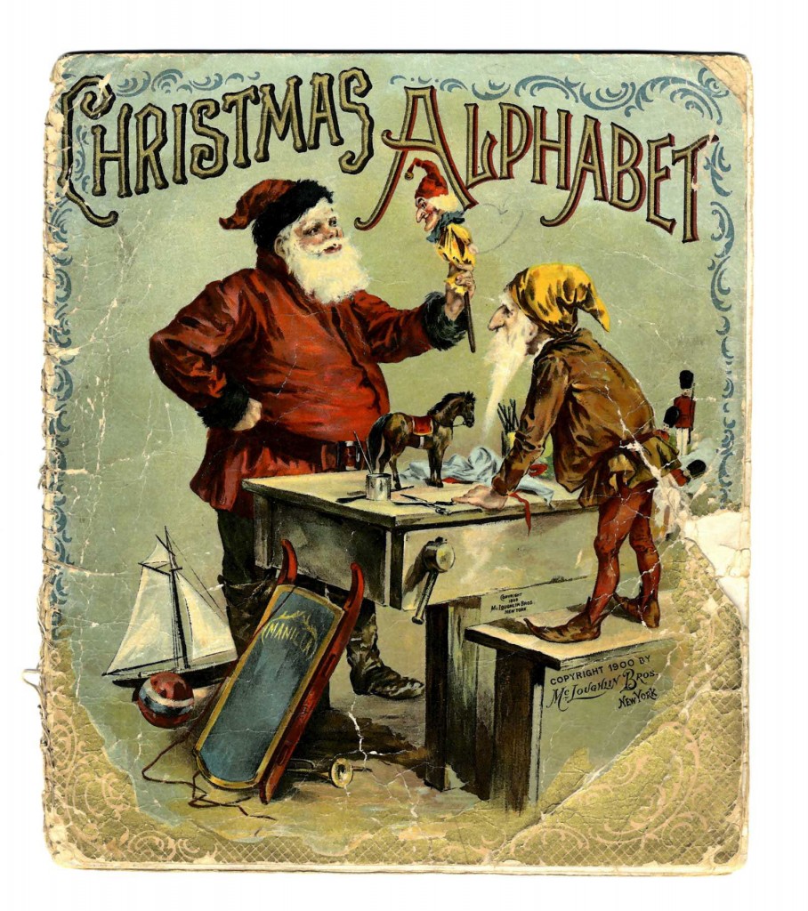 Carolyn Wells, "Christmas Alphabet." New York: McLoughlin Bros. 1899-1900.