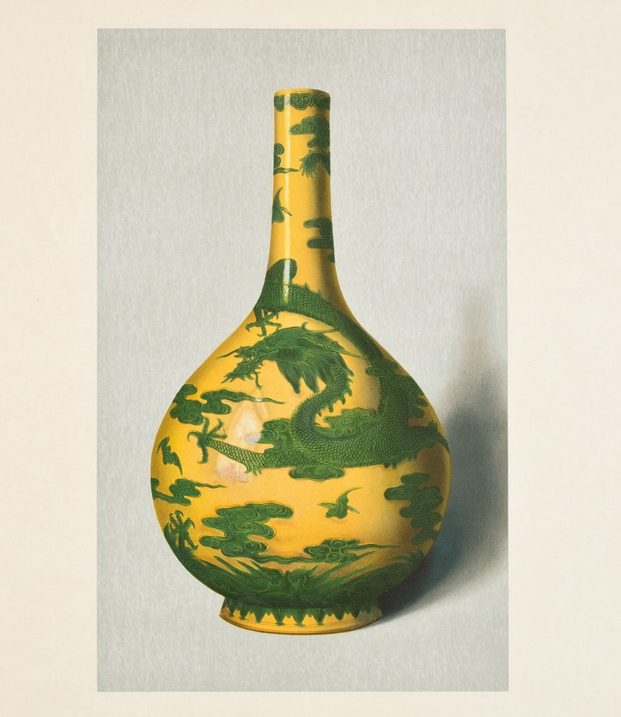 L. Prang & Co., “Plate XXXI. Green and Yellow Vase.”
