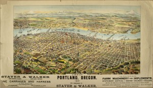 The Map of Portland, Oregon