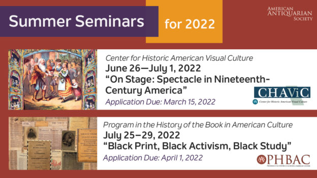 2022 Summer Seminars at AAS