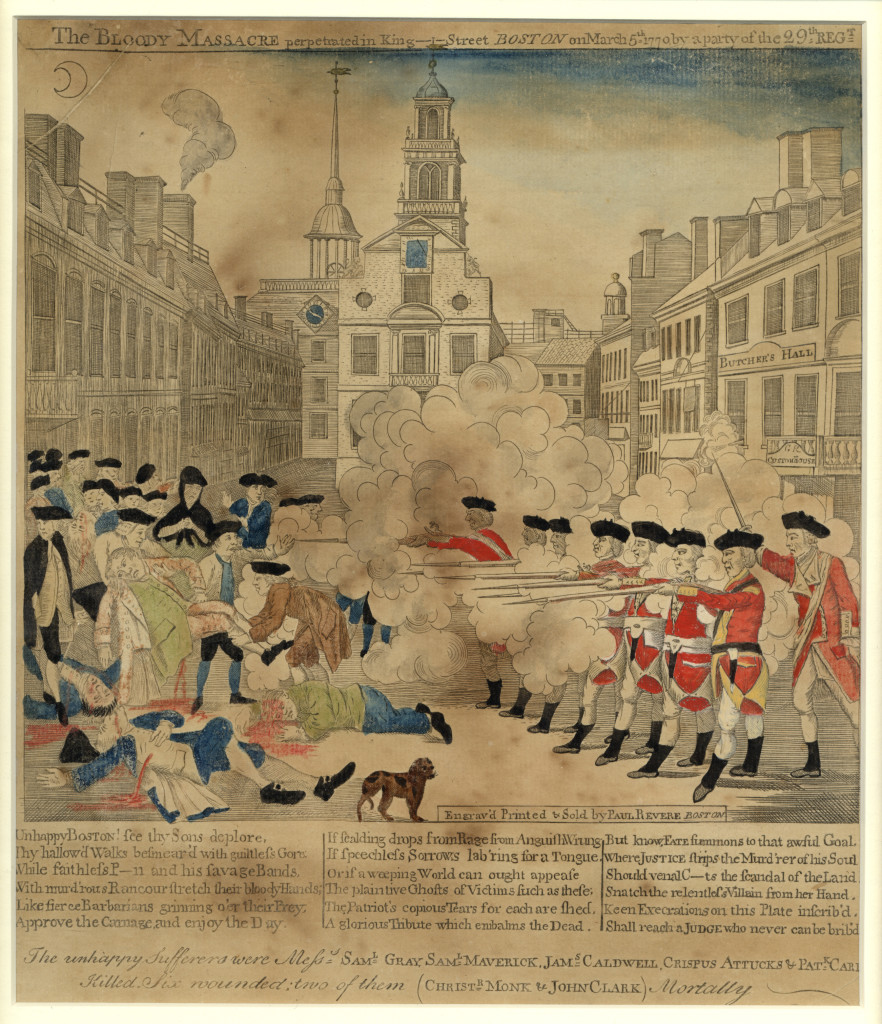 Revere's "The Boston Massacre"