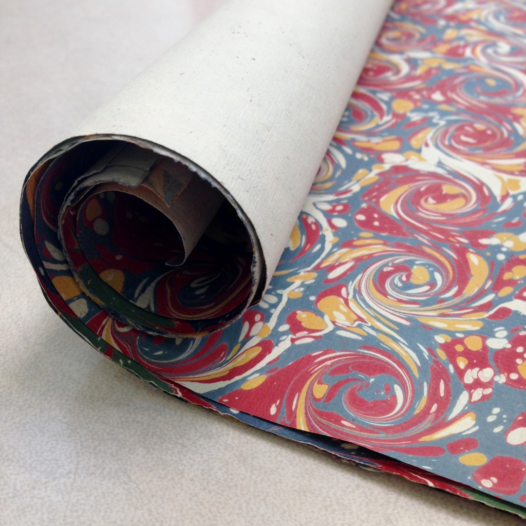 [Unused marbled sheets]. These sheets were marbled by artists at The Marbler’s Apprentice. (http://www.marblersapprentice.com/)