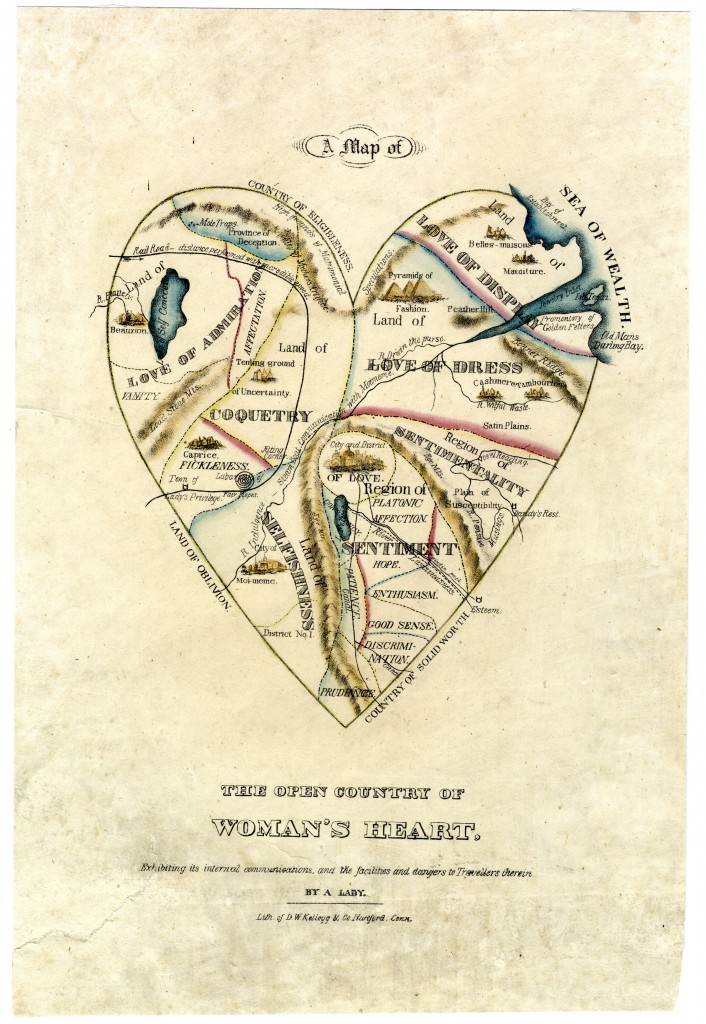 map of woman's heart tif
